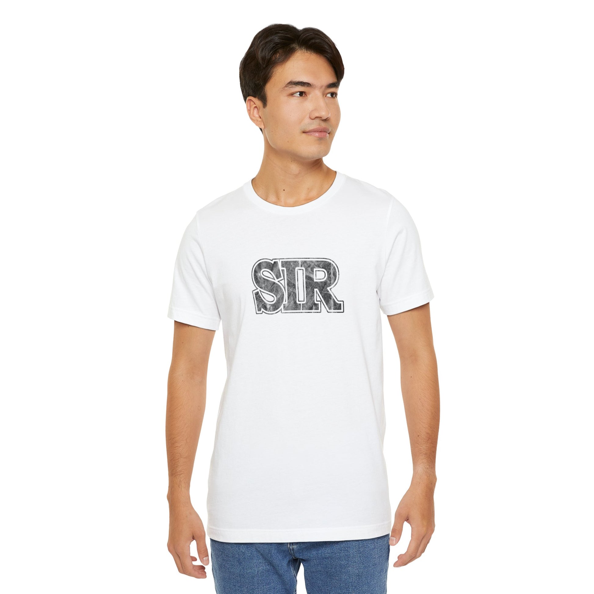 sir alpha guy military nerd t-shirt – distressed – heather red
