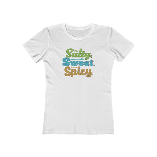 T-Shirt Spicy & Salty Women’s Tee – Funny Foodie Gift with Attitude