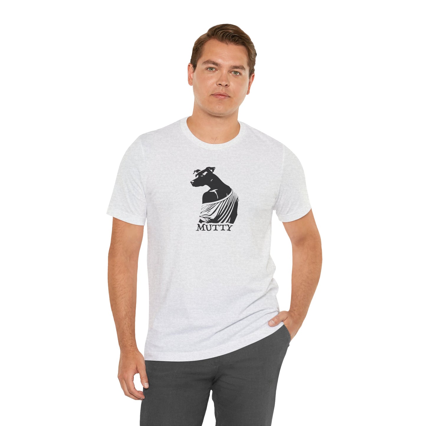 Mutty Dog Graphic Tee for Dog Nerds – Funny Lightweight Unisex T-Shirt | Made in USA, Free Shipping