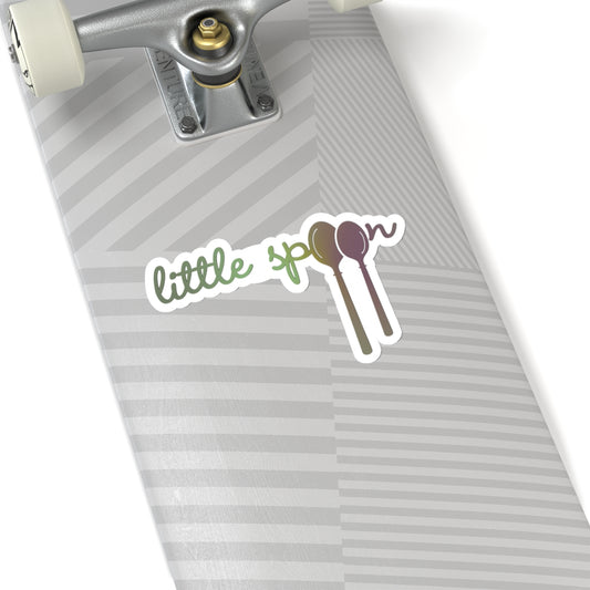 Little Spoon Large Vinyl Sticker — Graphic — Back