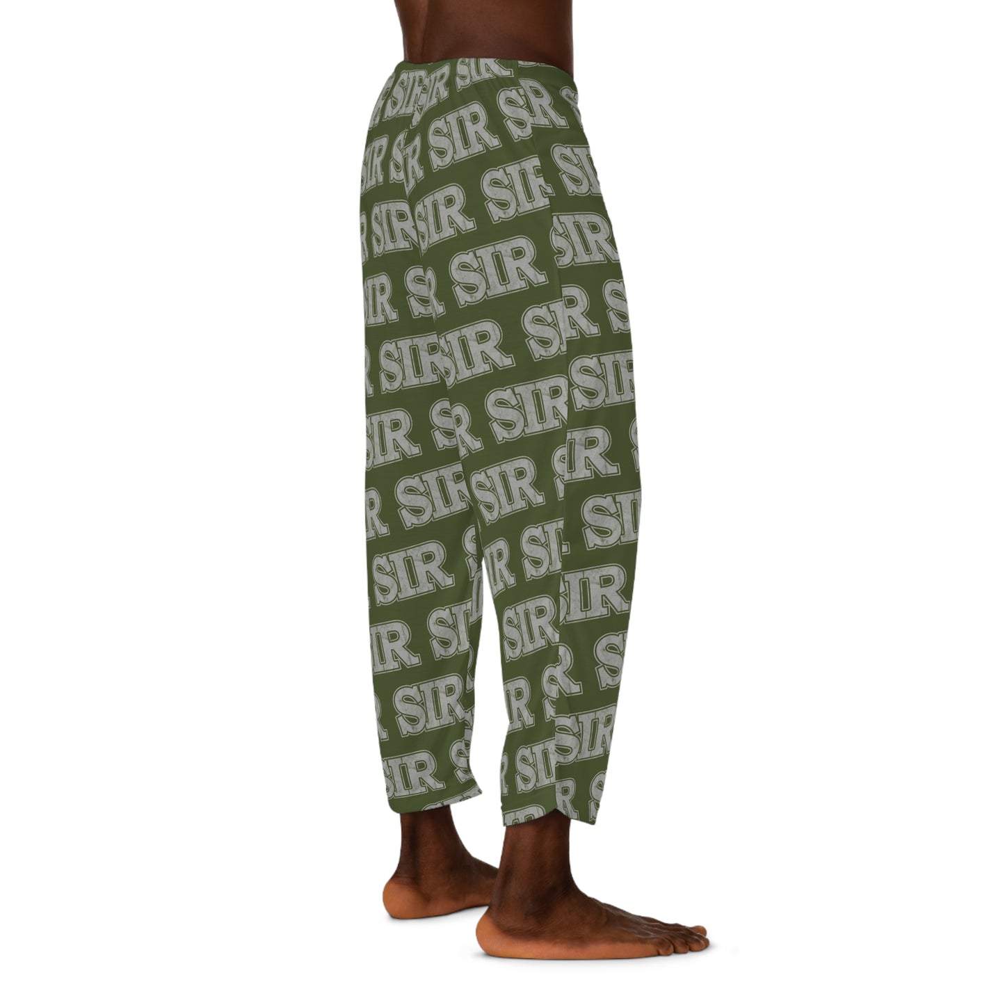 sir alpha guy military nerd pajama bottoms – distressed military pattern – xl