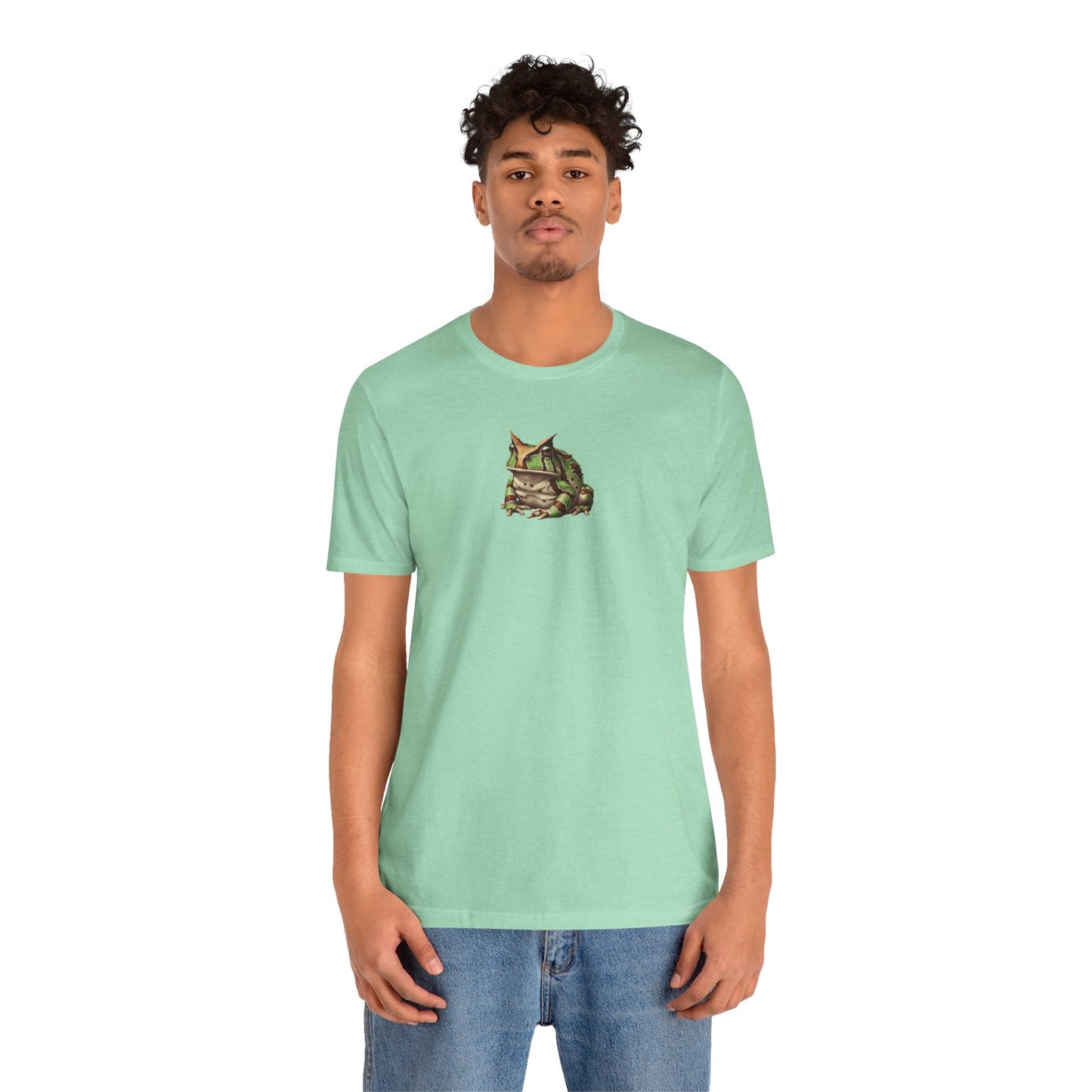 Clothing Stuff > Shirts & Tops > Lightweight Jersey Tee Frog T-Shirt for Biology Nerds | 8 Species Available | Unisex Lightweight Tee