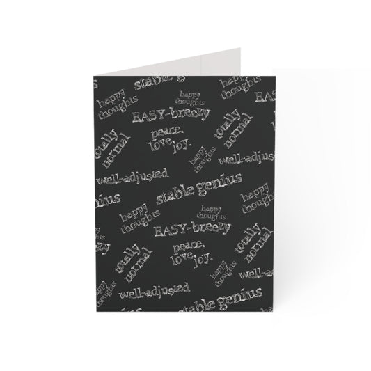 Ironic Sayings Greeting Card Set | Funny & Passive-Aggressive Notes