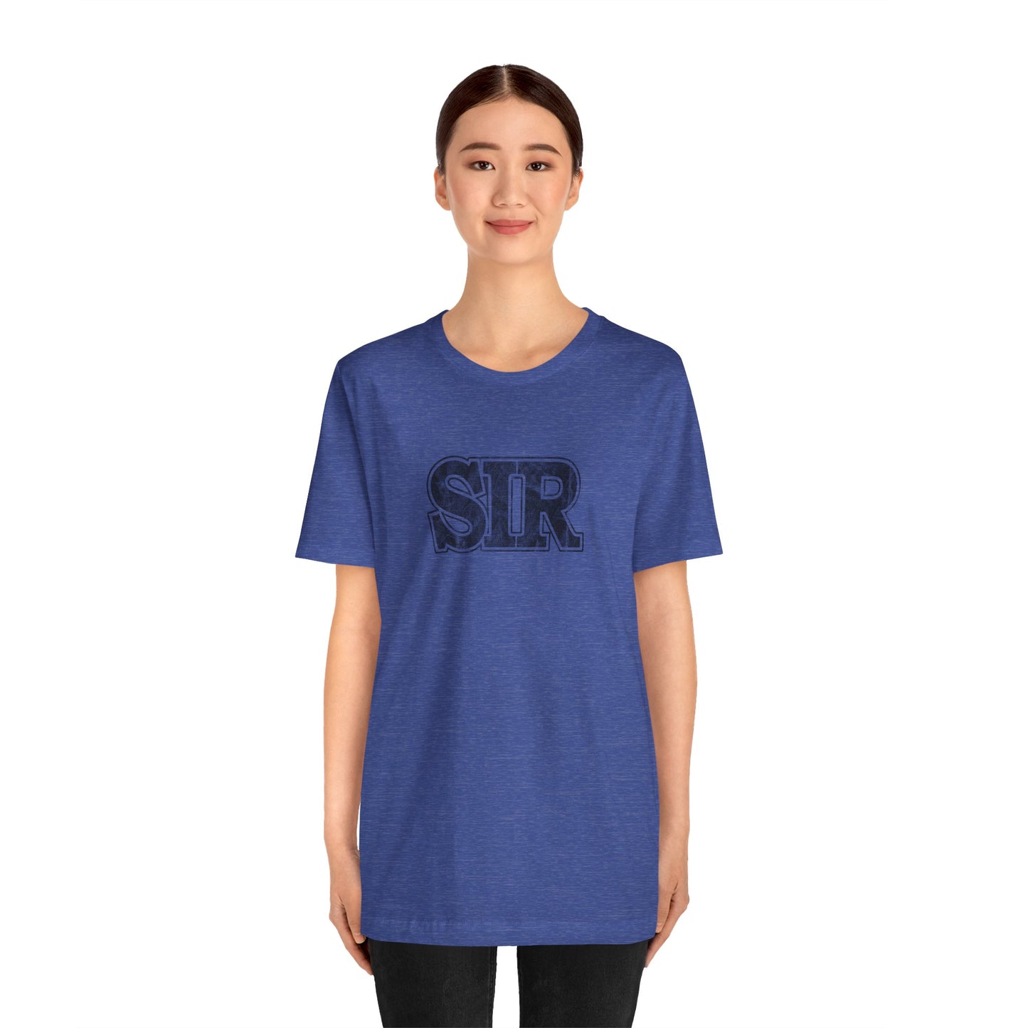 sir alpha guy military nerd t-shirt – distressed – true royal
