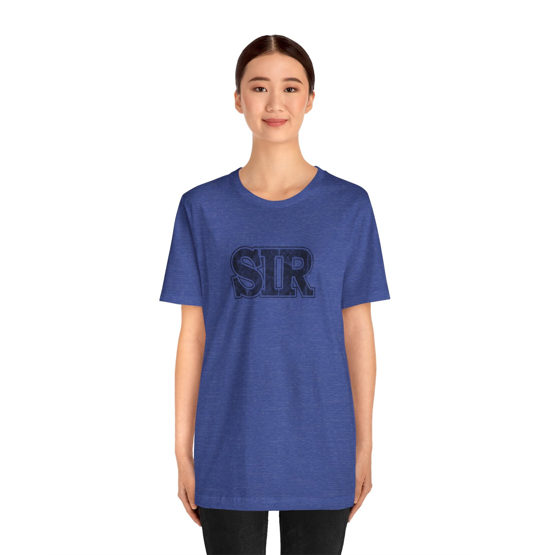sir alpha guy military nerd t-shirt – distressed – true royal