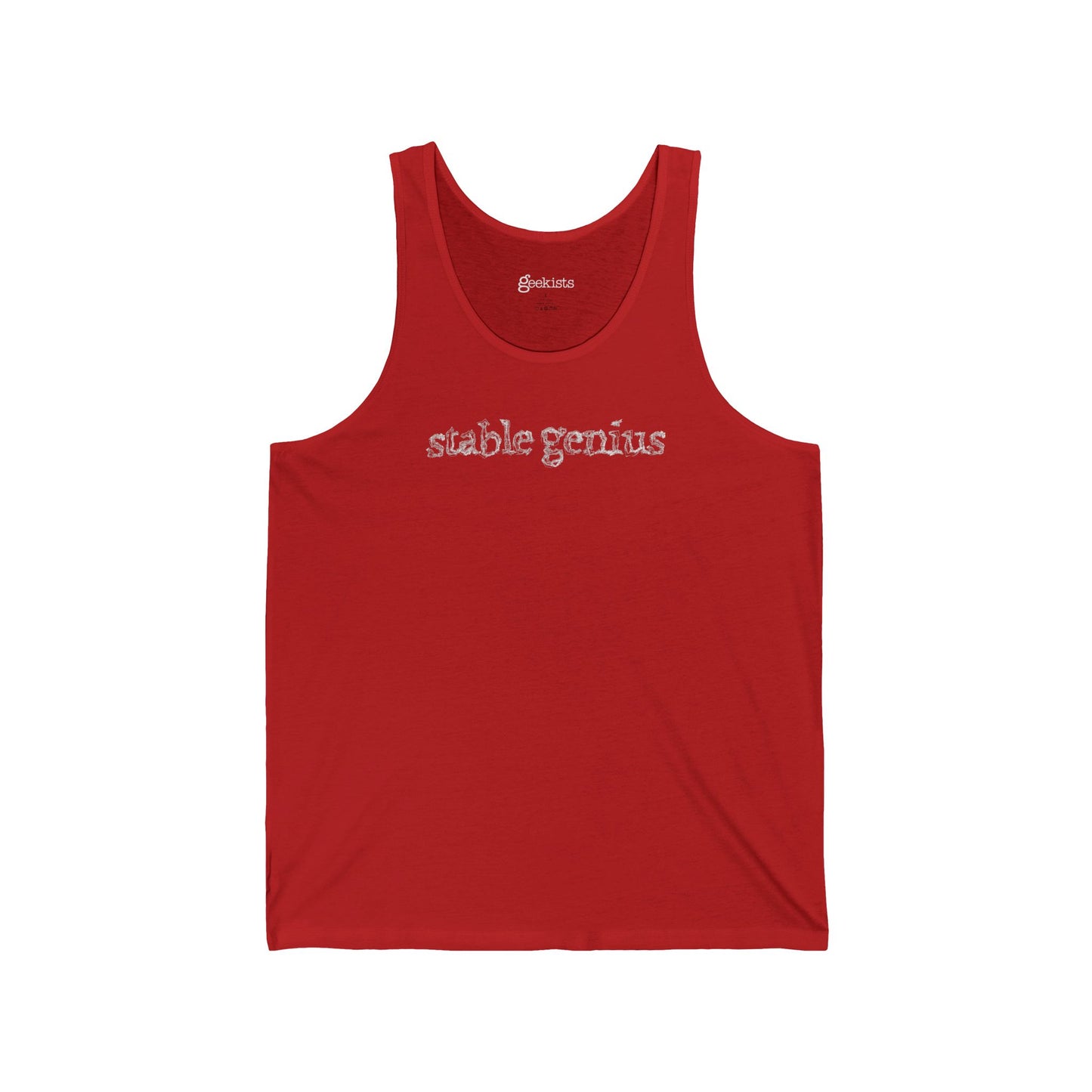 Stable Genius Tank Top | Political Humor Sleeveless Shirt – Free Shipping