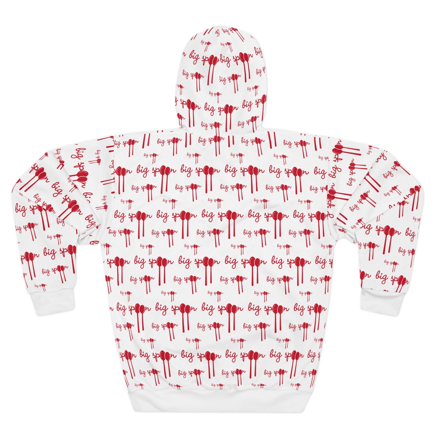 big spoon hoodie for couples | back