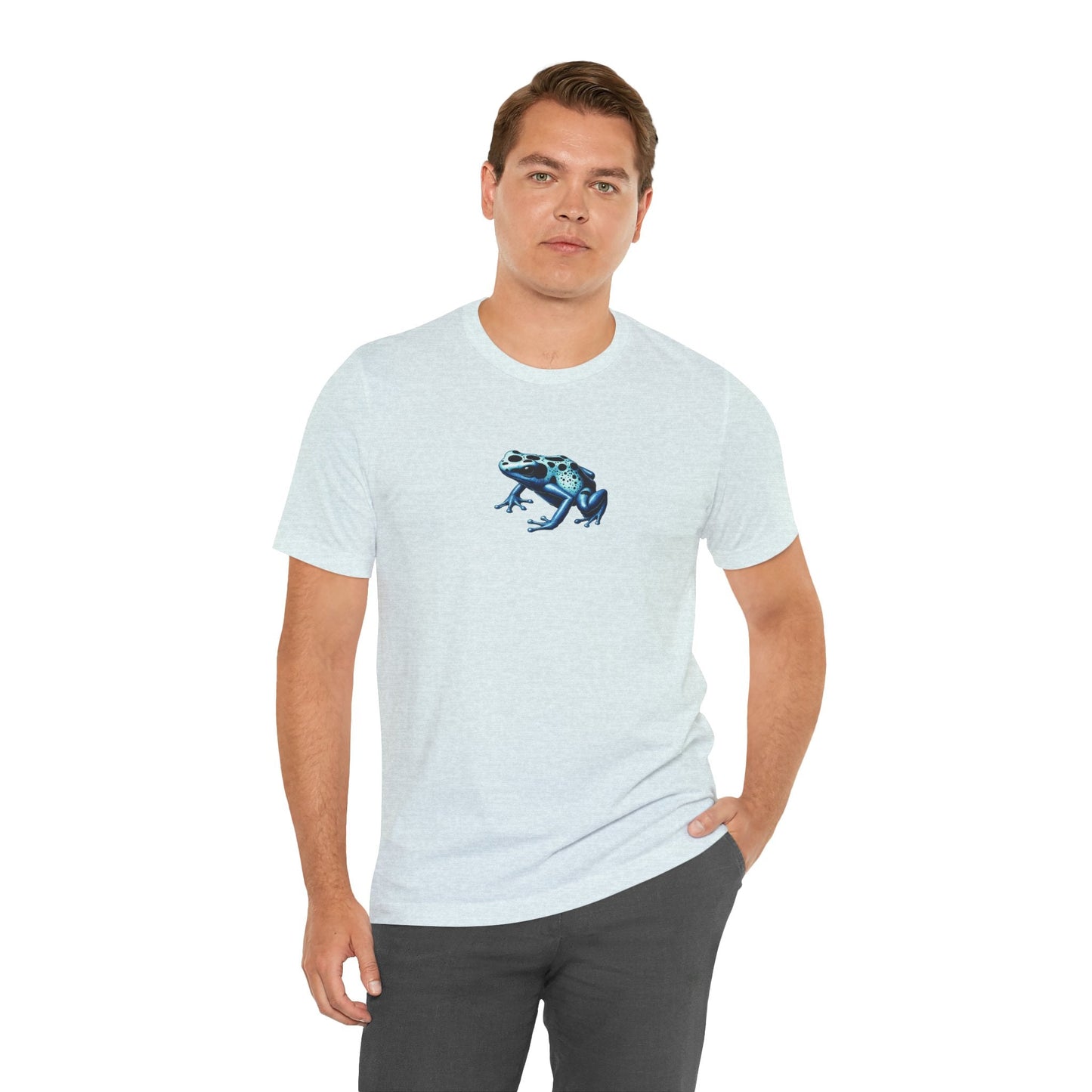 Clothing Stuff > Shirts & Tops > Lightweight Jersey Tee Frog T-Shirt for Biology Nerds | 8 Species Available | Unisex Lightweight Tee