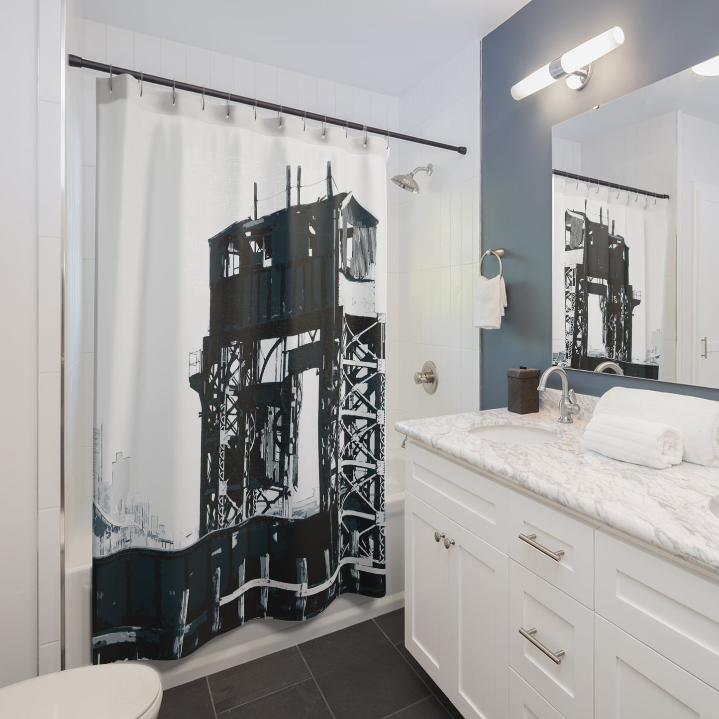 UWS Urban Decay Fabric Shower Curtain — Graphic — Detail