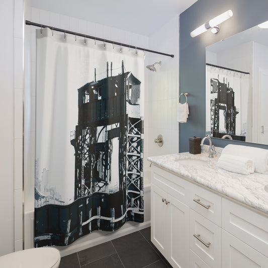 UWS Urban Decay Fabric Shower Curtain — Graphic — Detail
