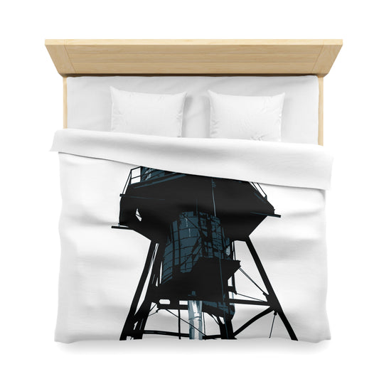 NYC Water Tower Microfiber Duvet Cover — Graphic — Front