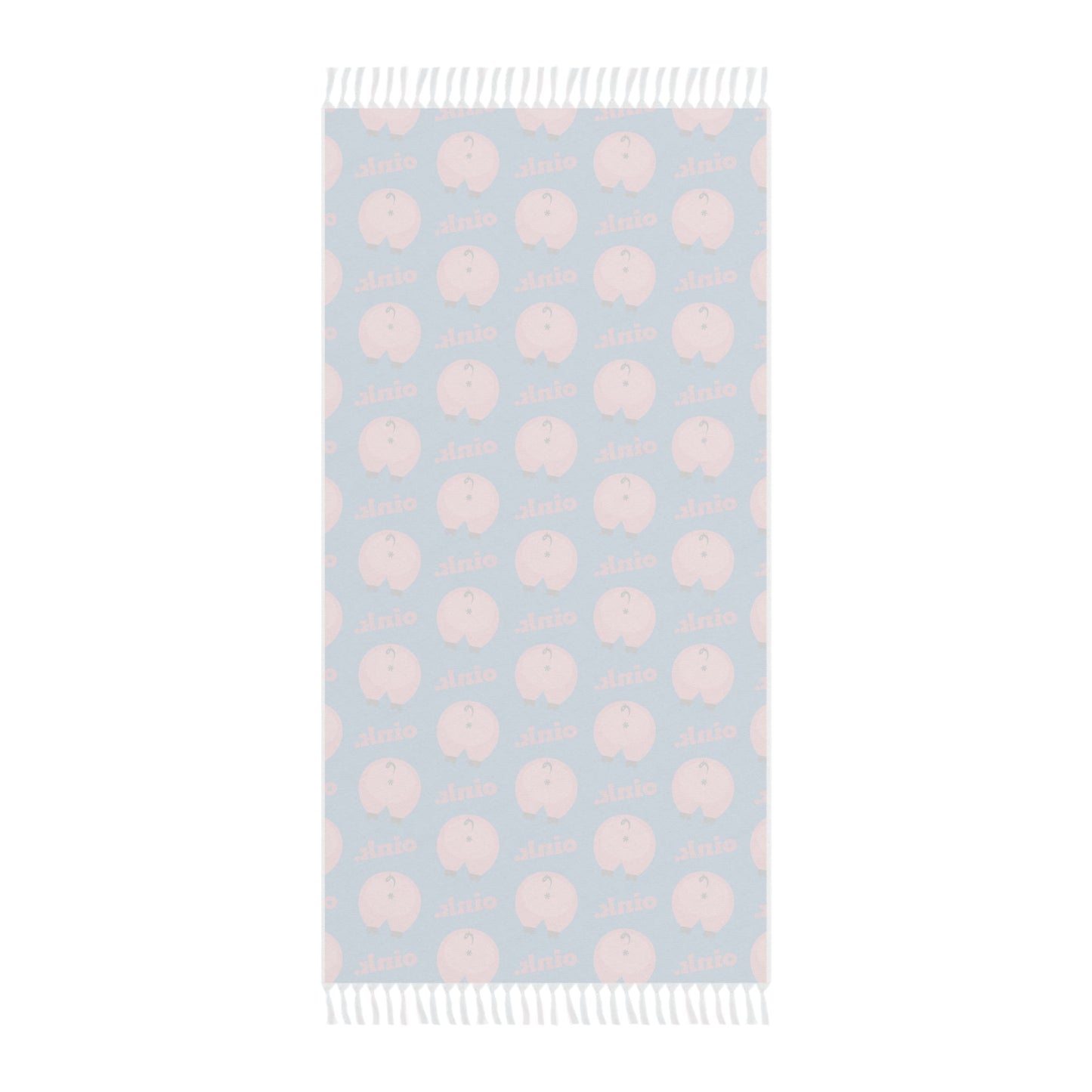 Home Stuff > Outdoor Living > Boho Beach Blanket Funny Pig Butt Pattern Boho Beach Blanket – Quirky Bedding for Animal Lovers