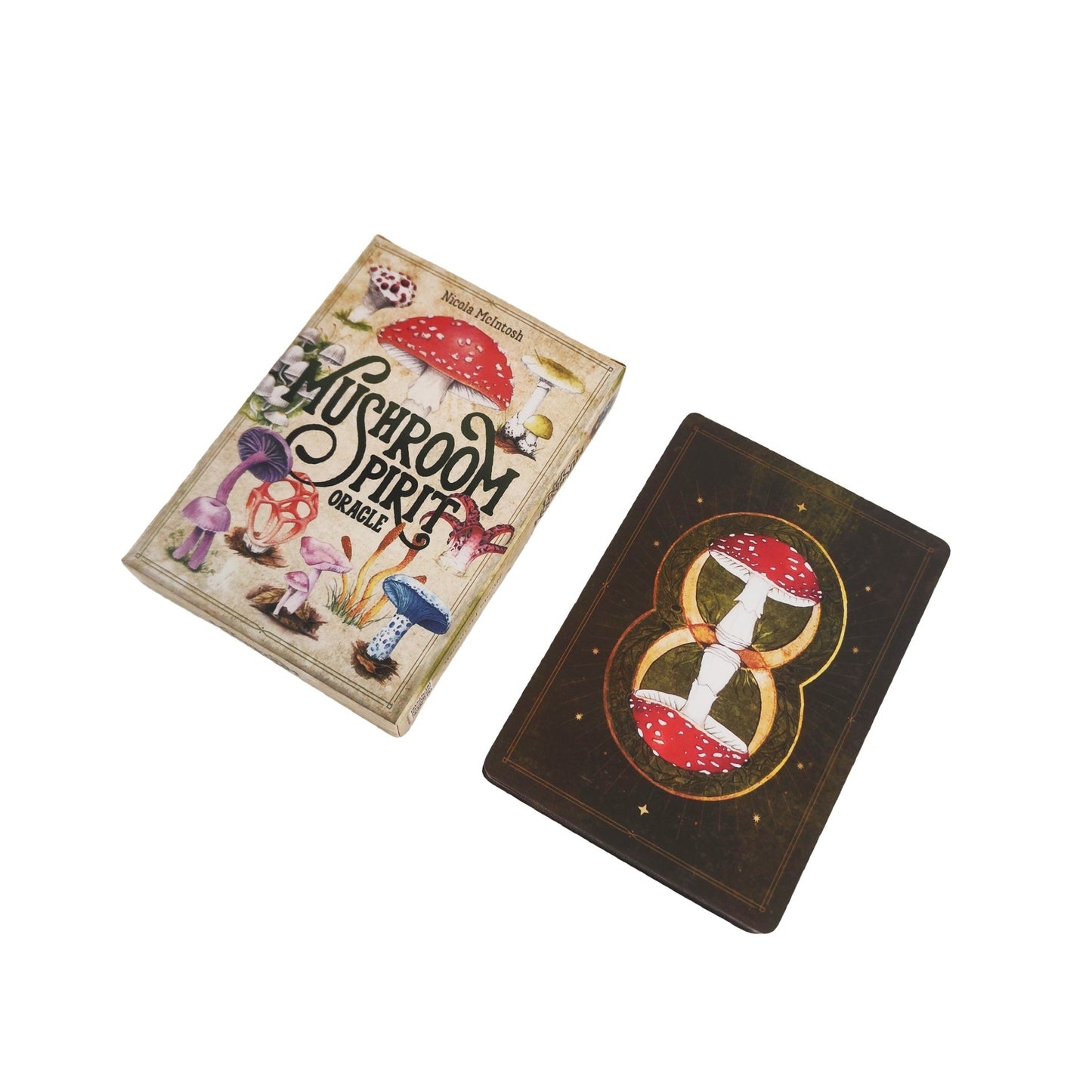 Magical Mushroom Oracle Deck | 36 Trippy Fungi Cards + Guidebook | Spiritual Gift for Nature Nerds & Conscious Explorers