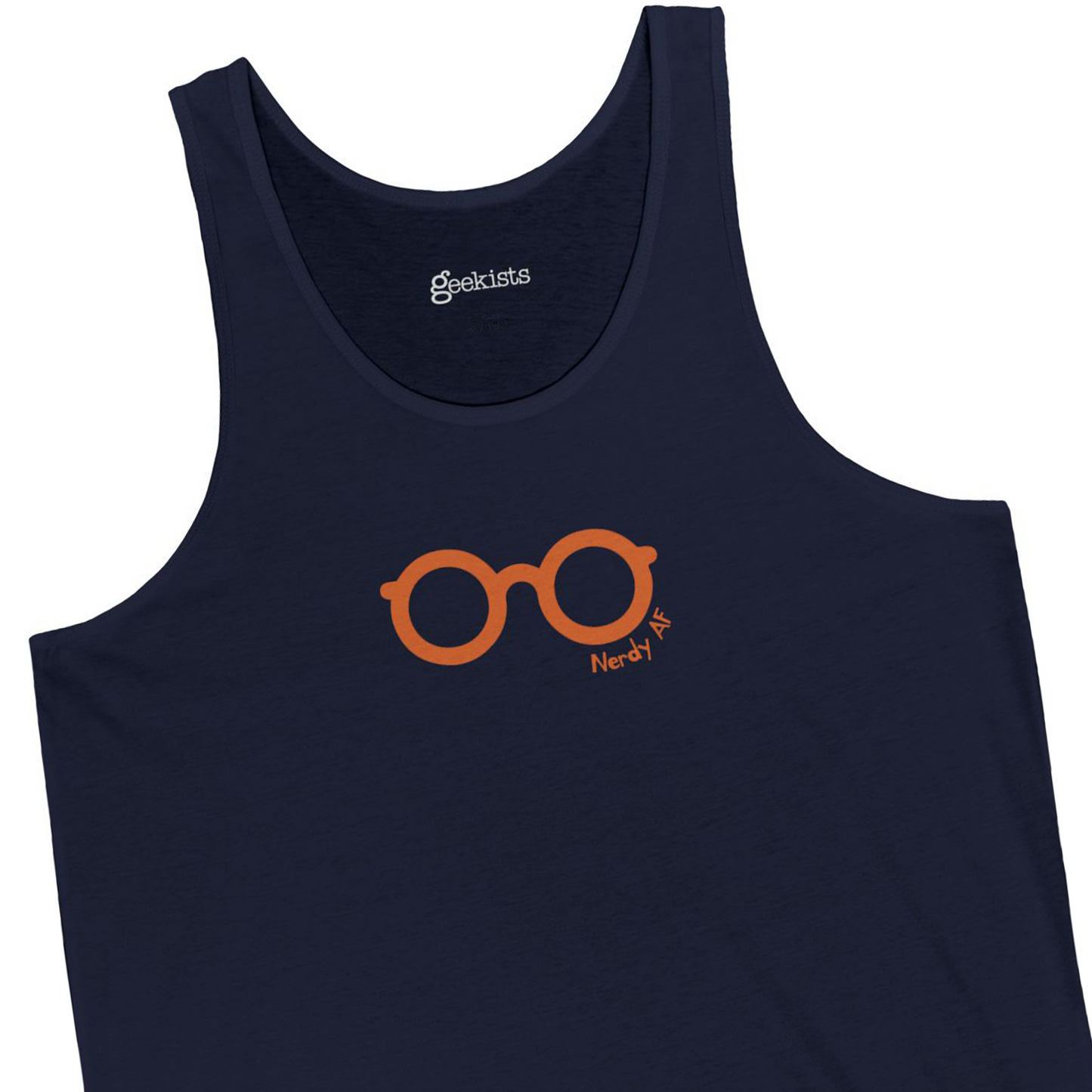 Clothing Stuff > Shirts & Tops > Full Pattern Unisex Tank Top Nerdy AF Unisex Tank Top | Funny Graphic Summer Shirt for Geeks