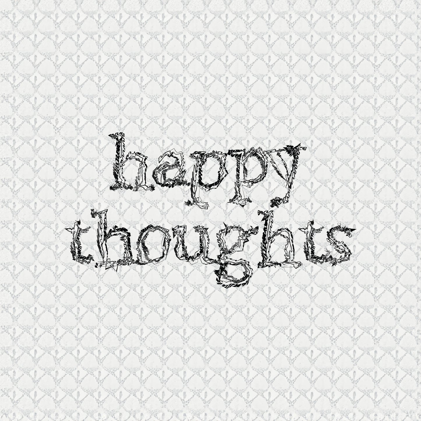 Kitchen & Dining Happy Thoughts Pint Glass, Sarcastic & Cynical Drinkware | Beer Glasses, Drinking & Mixing Glassware, 16 oz