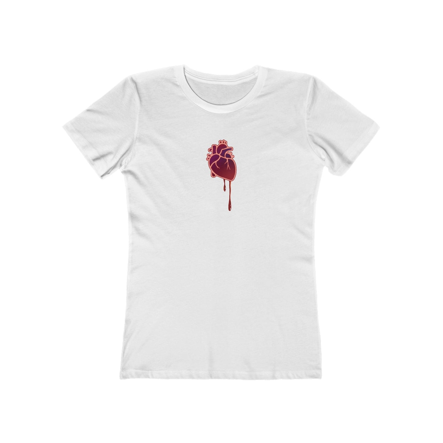T-Shirt Bruised Heart Tee – Sad Valentine’s Shirt for Emo & Goth Girls