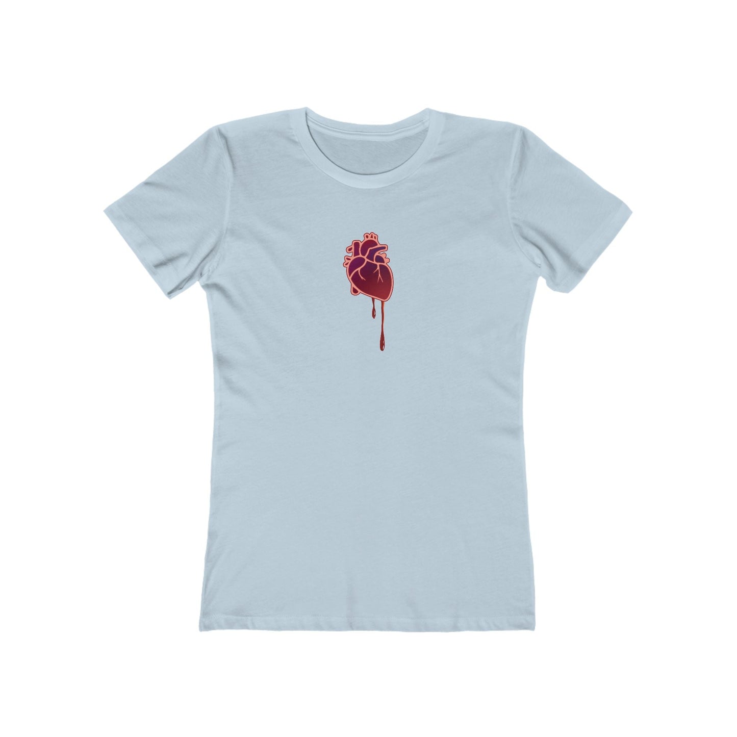 T-Shirt Bruised Heart Tee – Sad Valentine’s Shirt for Emo & Goth Girls