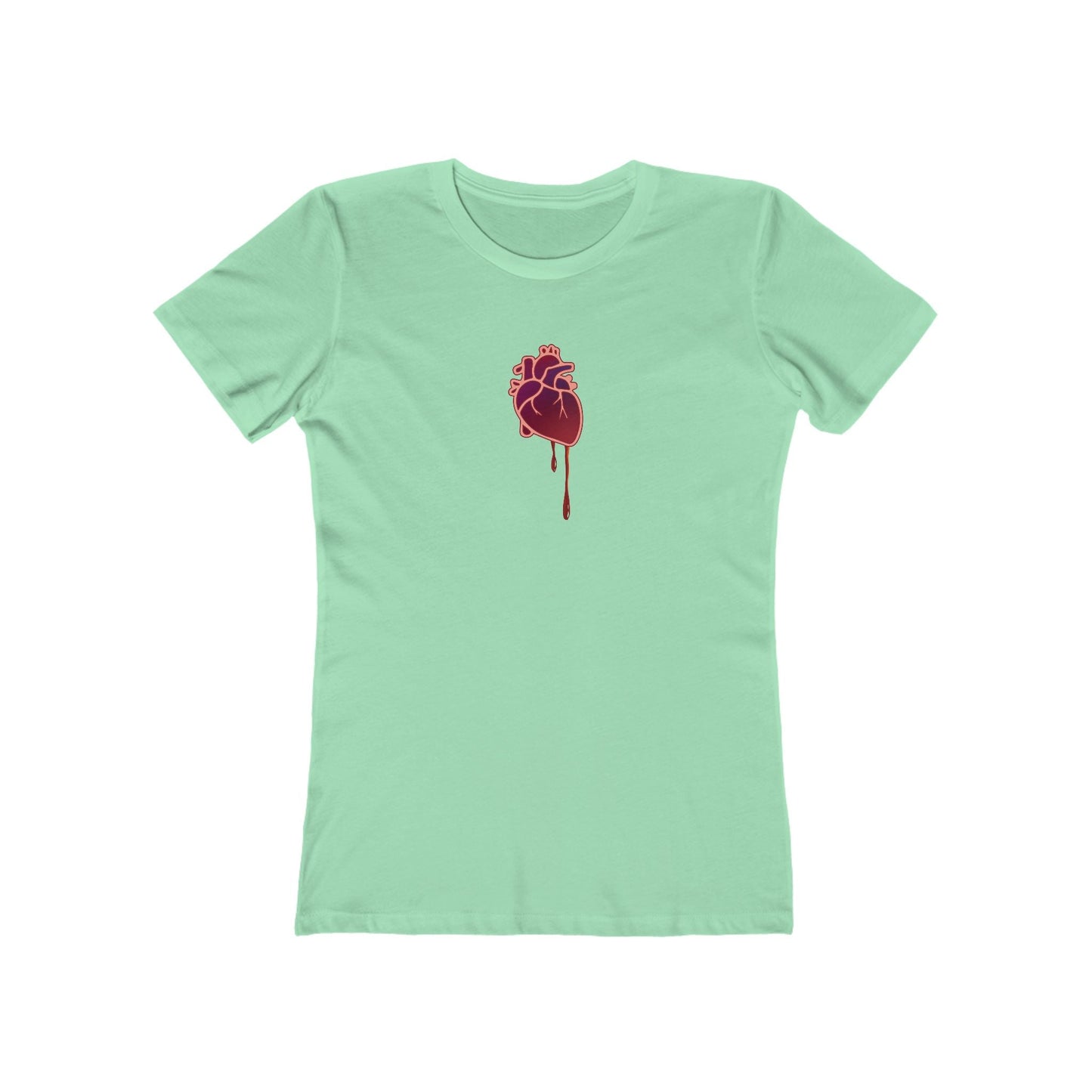 T-Shirt Bruised Heart Tee – Sad Valentine’s Shirt for Emo & Goth Girls