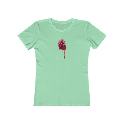 T-Shirt Bruised Heart Tee – Sad Valentine’s Shirt for Emo & Goth Girls