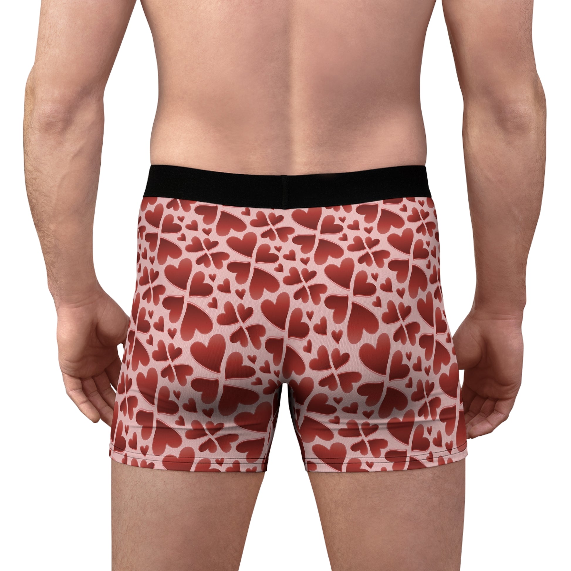 All Over Prints Bursting with Love Men’s Boxer Briefs | Naughty Valentine’s Underwear | Cheeky Feb 14 Gift