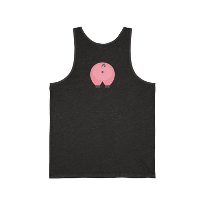 Pig Butt Clothing Stuff > Shirts & Tops > Jersey Tank Top — graphic — Primary Image