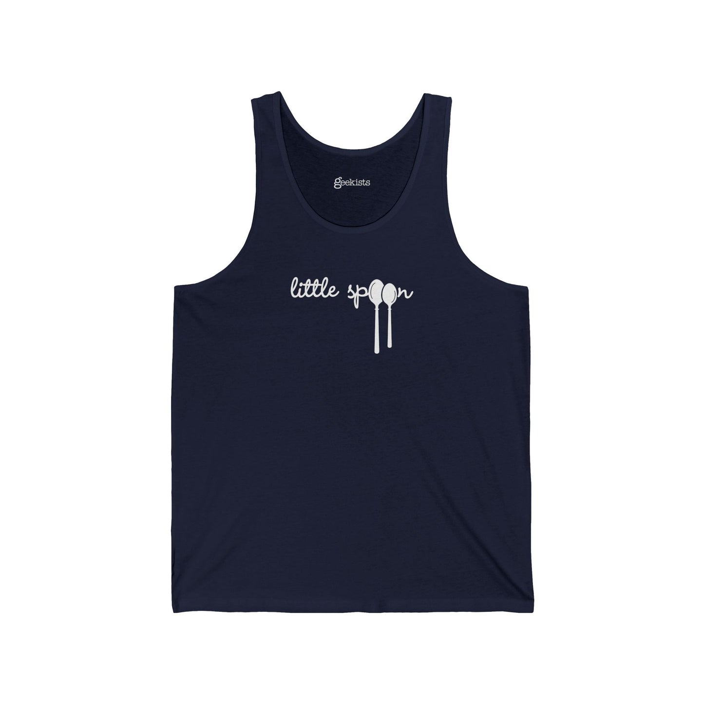 Navy / 2XL Clothing Stuff > Shirts & Tops > Jersey Tank Top Little Spoon | Jersey Tank Top