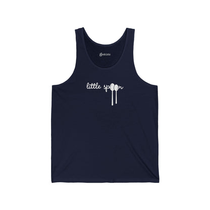 Navy / 2XL Clothing Stuff > Shirts & Tops > Jersey Tank Top Little Spoon | Jersey Tank Top