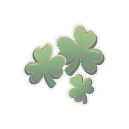 Shamrocks for Luck Vinyl Sticker | 3 Lucky Clovers