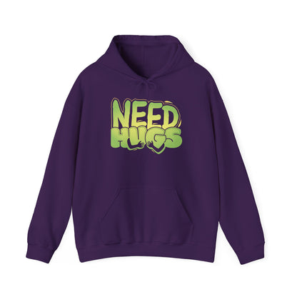 Need Hugs hoodie design – warm, comforting graphic for self-care and supportive gifting | variant