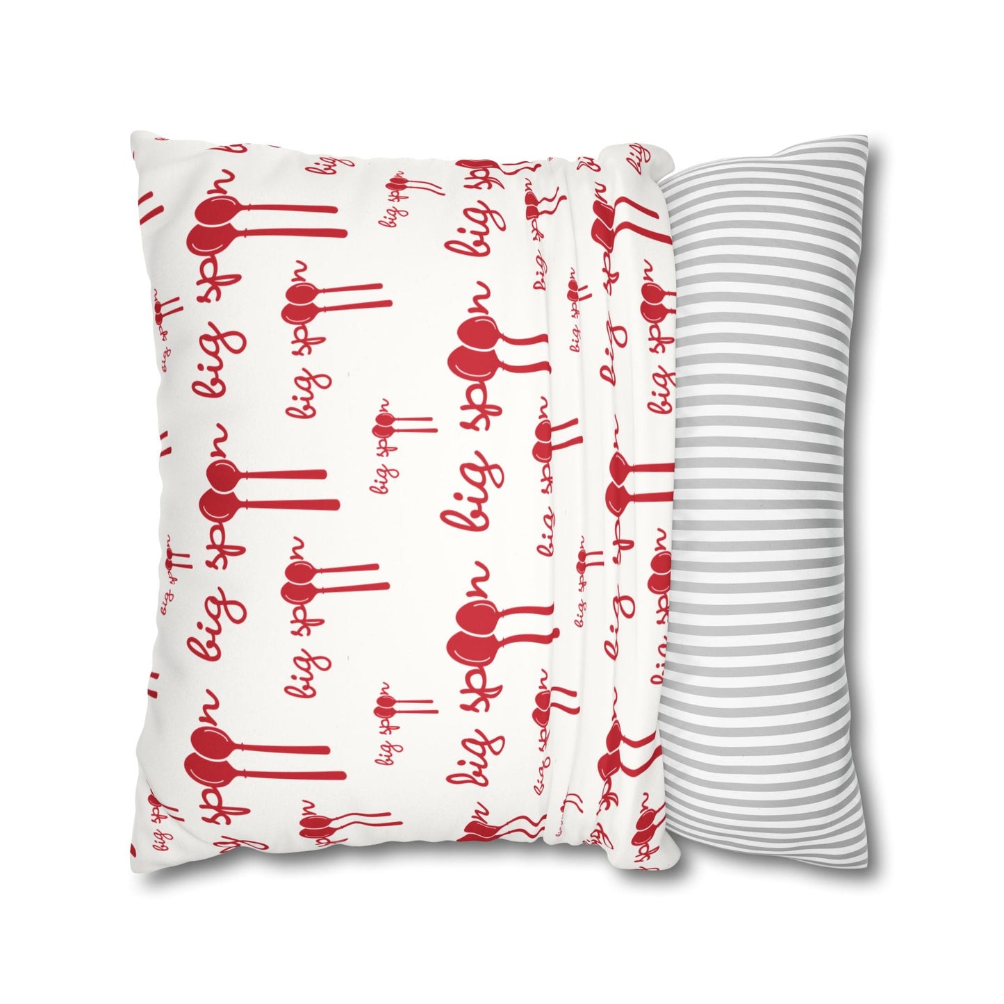 big spoon pillow cover for couples | unzipped