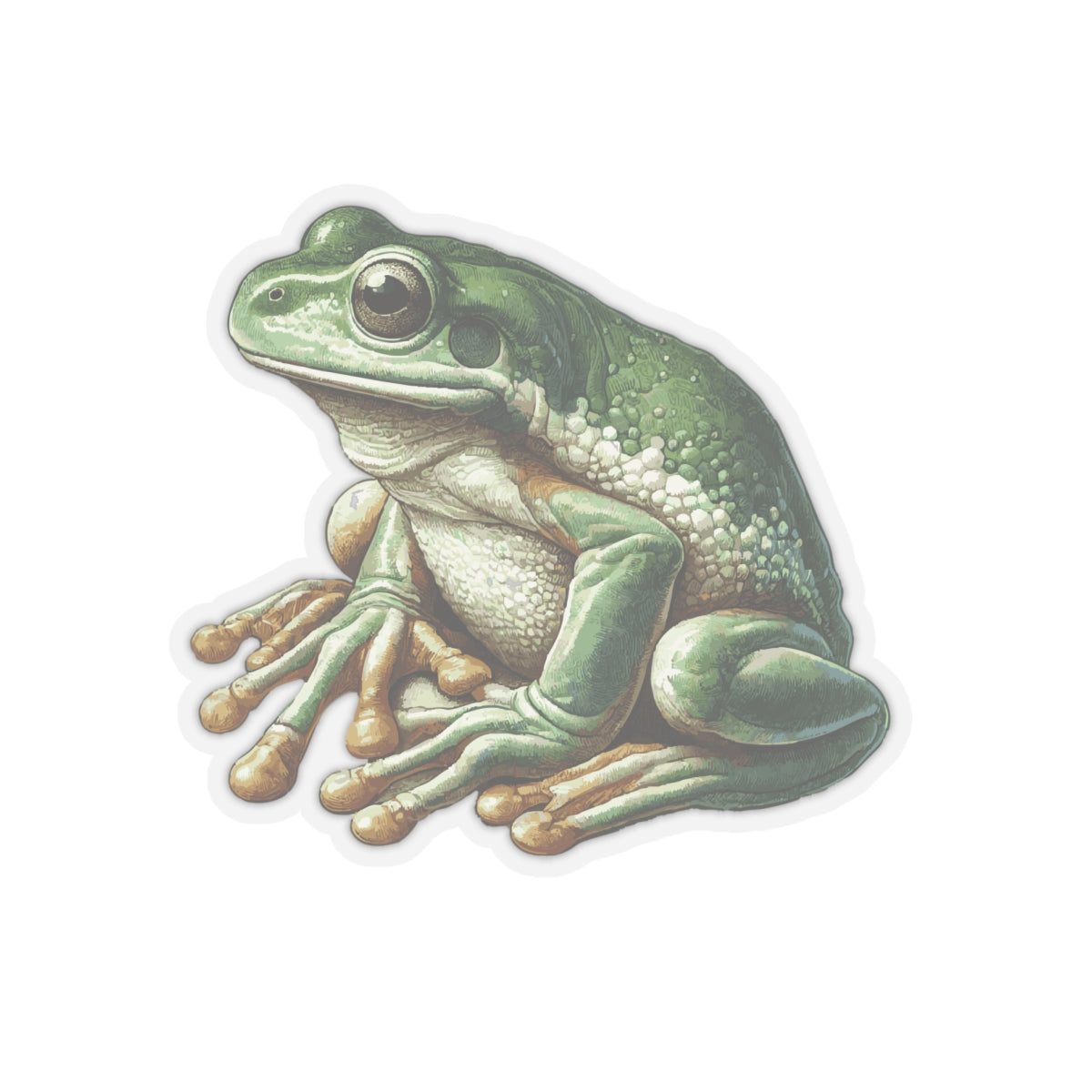 Waxy Monkey Frog Stickers | Quirky Frog Gift for Biology Nerds | Peel-and-Play Fun