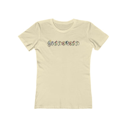 T-Shirt Gardenerd Women’s Slim Fit Tee – Funny Floral Garden Nerd Shirt for Plant Lovers | Made in USA | Free Shipping