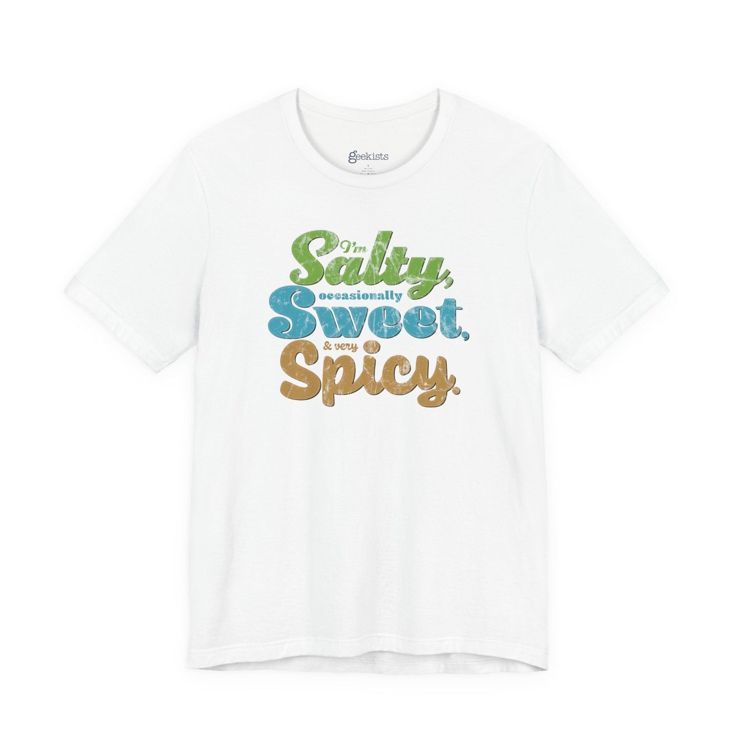 T-Shirt Salty and Spicy Tee for Bold Foodies – Funny Adult Humor Gift