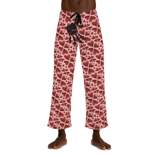 Bursting with Love Men’s Pajama Bottoms | Valentine’s Sleepwear | Naughty Feb 14 Gift