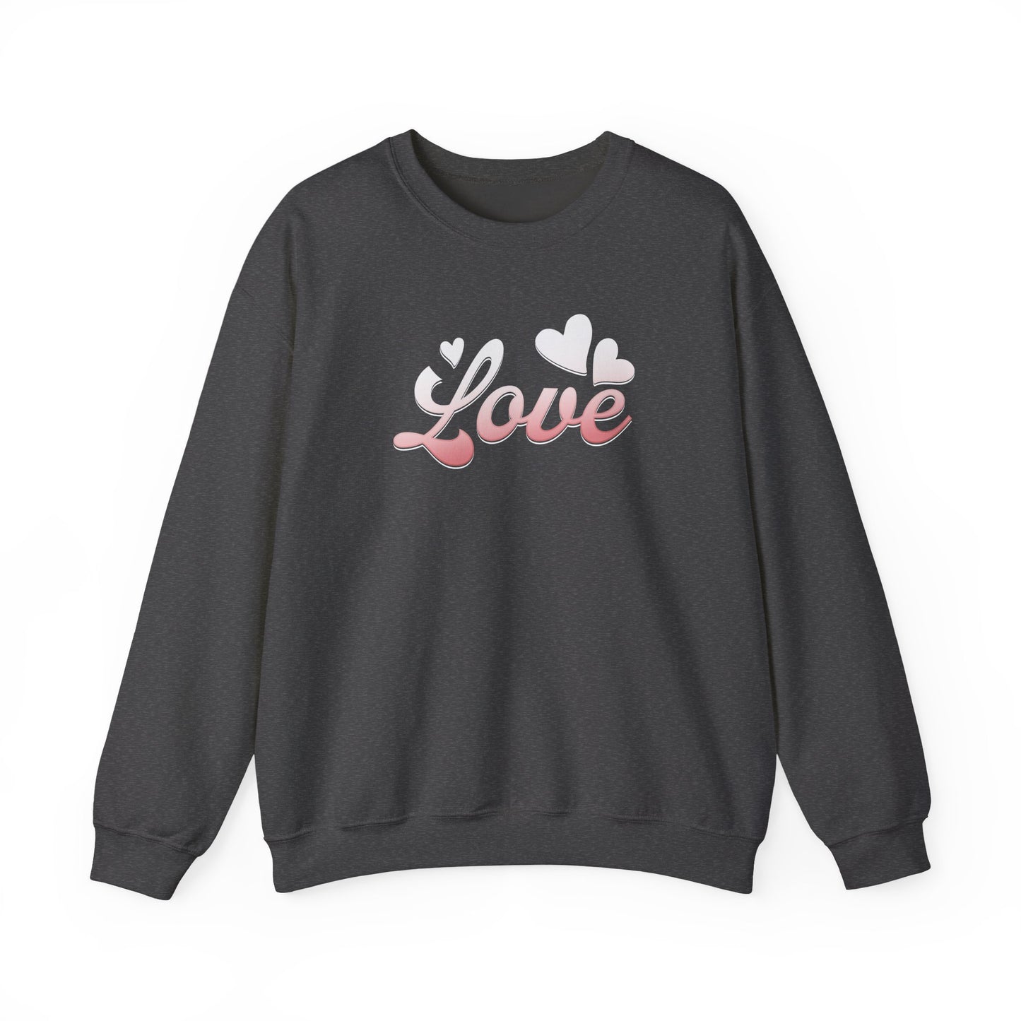Sweatshirt Love Heart Graphic Tee – Red Valentine’s Shirt