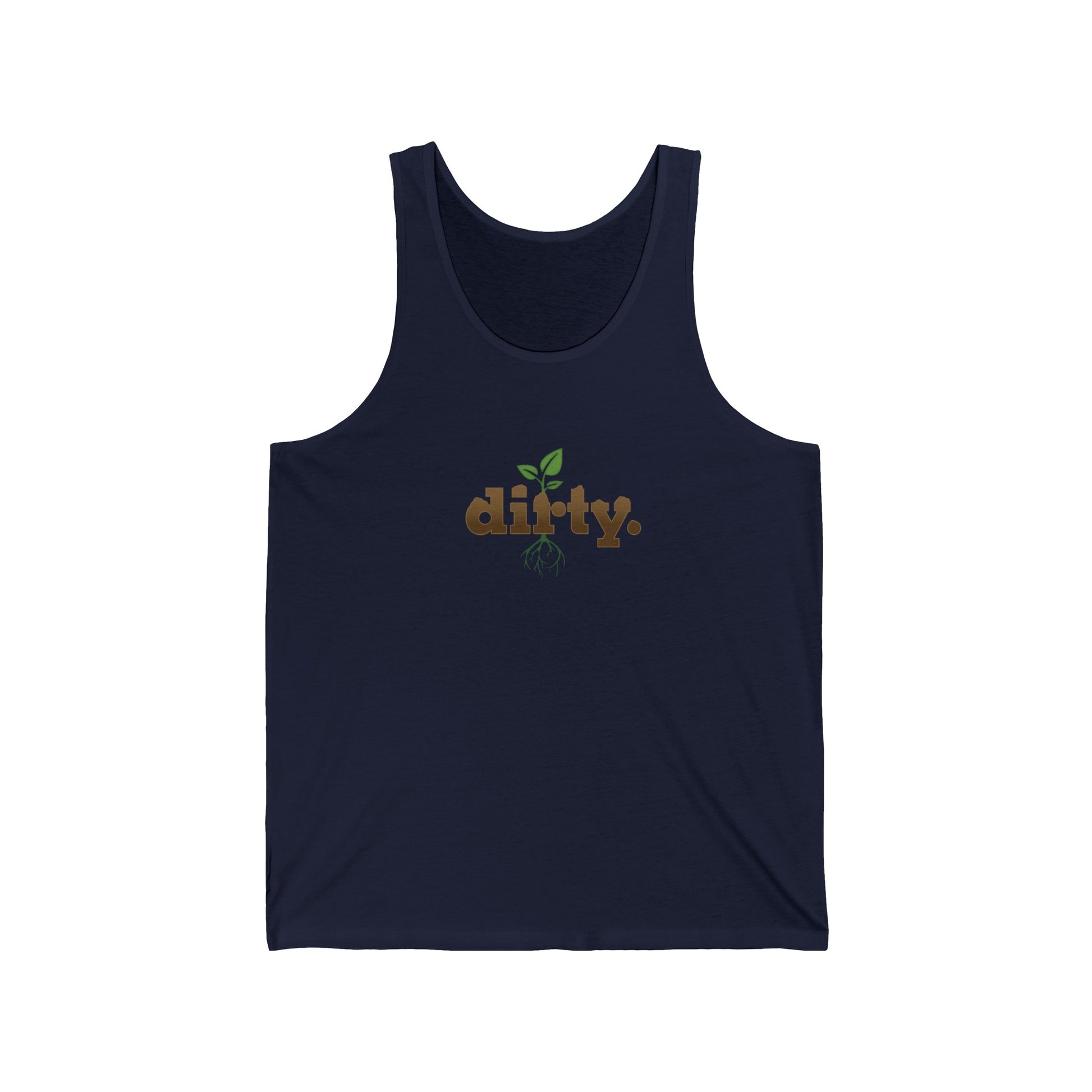 Tank Top Cotton Men's Clothing Tank Tops Unisex Navy