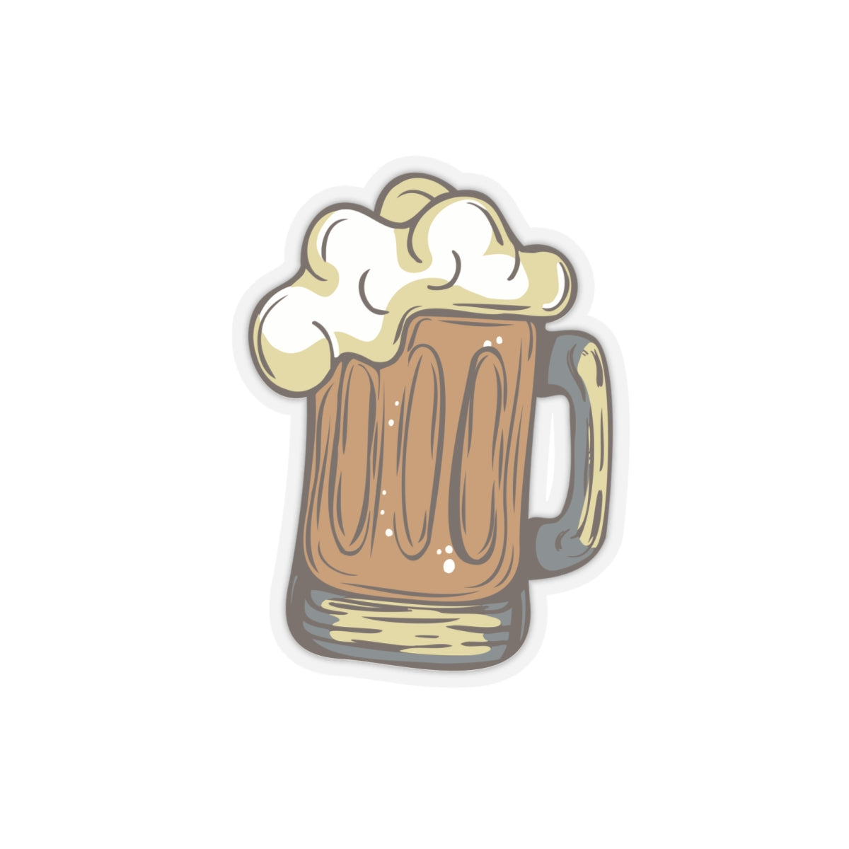 Beer Mug Cheers Vinyl Sticker | Frothy Drinking Fun