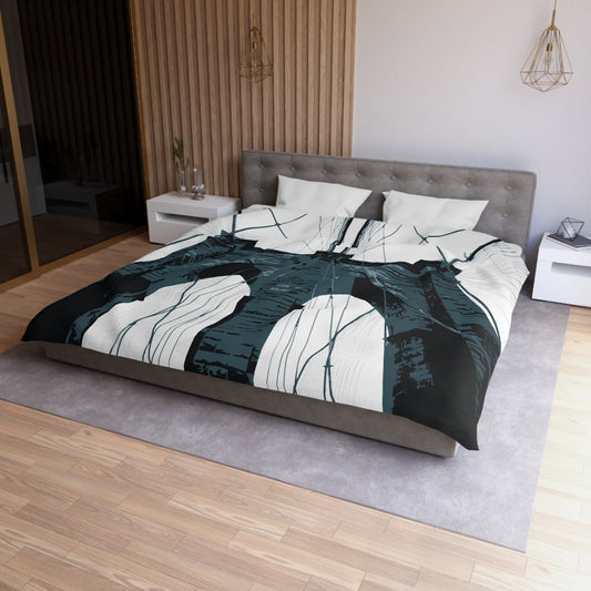 Brooklyn Bridge NYC Microfiber Duvet Cover — Graphic — Detail