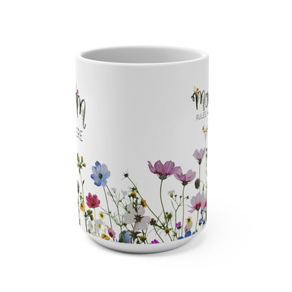 mom rules here garden mug for plant loving moms | side center