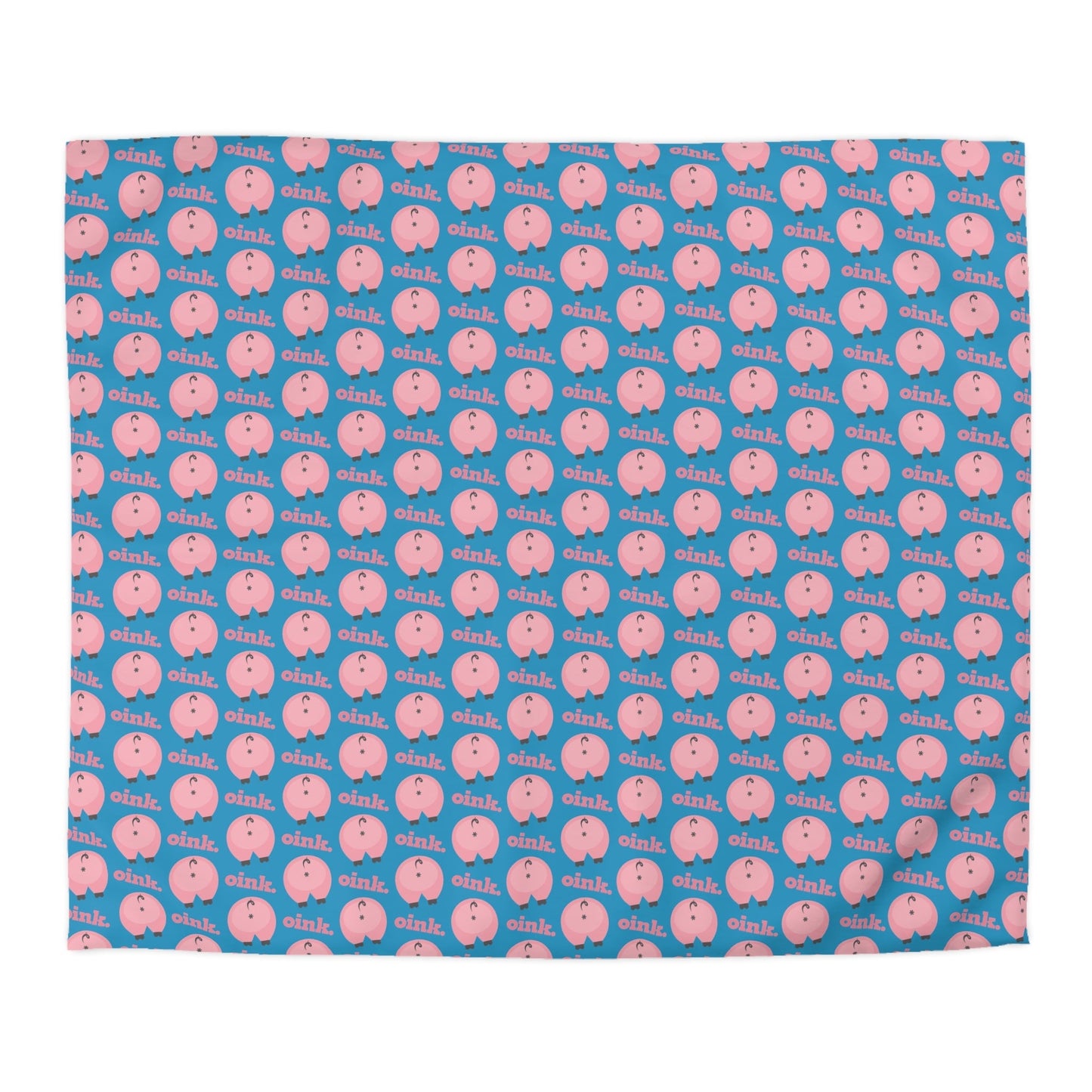 Home Stuff > Bed & Bath > Microfiber Duvet Cover Funny Pig Butt Pattern Microfiber Duvet Cover – Quirky Bedding for Animal Lovers