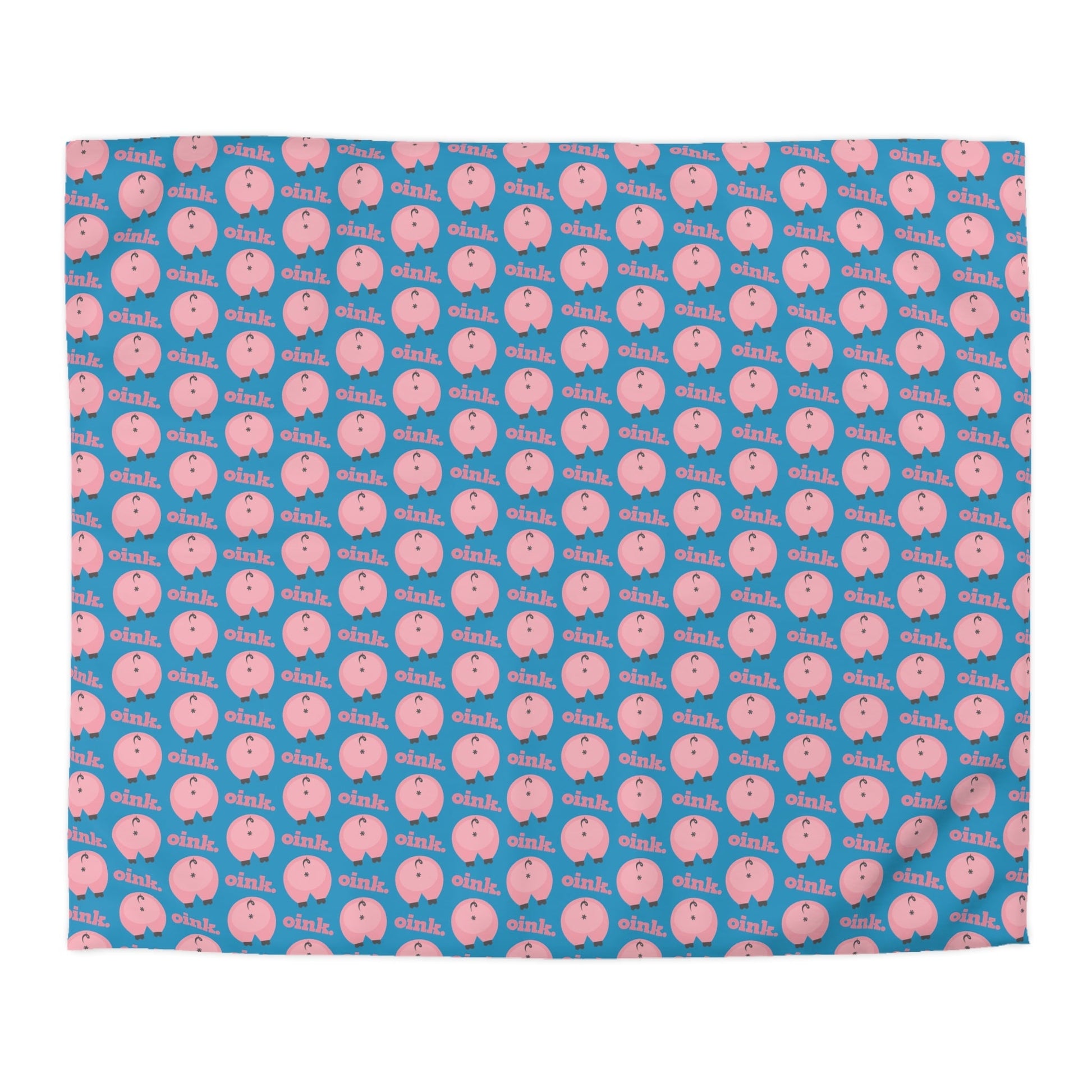 Home Stuff > Bed & Bath > Microfiber Duvet Cover Funny Pig Butt Pattern Microfiber Duvet Cover – Quirky Bedding for Animal Lovers