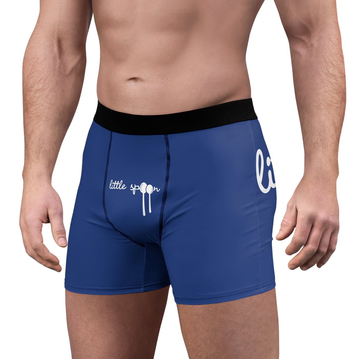 All Over Prints Little Spoon Boxer Briefs – Cute Blue Underwear · Matching Couples Gift