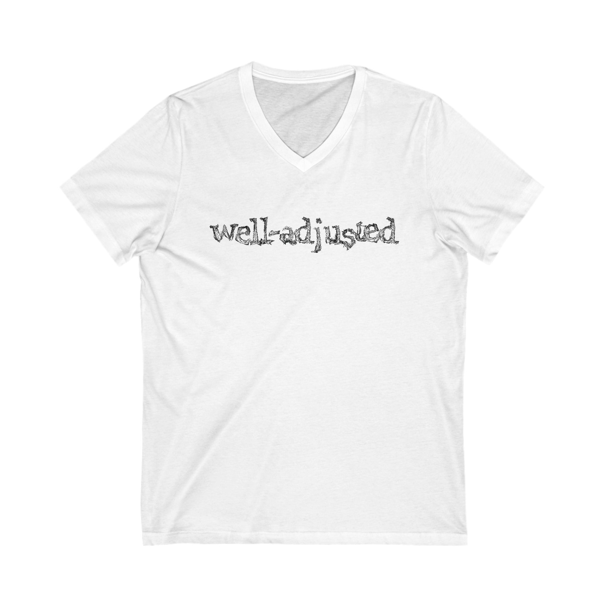 V-neck Men's Clothing Regular fit Short Sleeve T-shirts Unisex V-neck Women's Clothing White