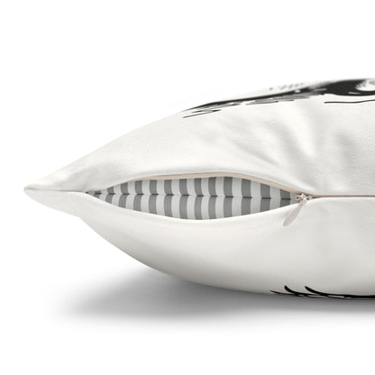 Belphégor from Dictionnaire Infernal 1863 — Victorian gothic sloth demon engraving throw pillow | closeup