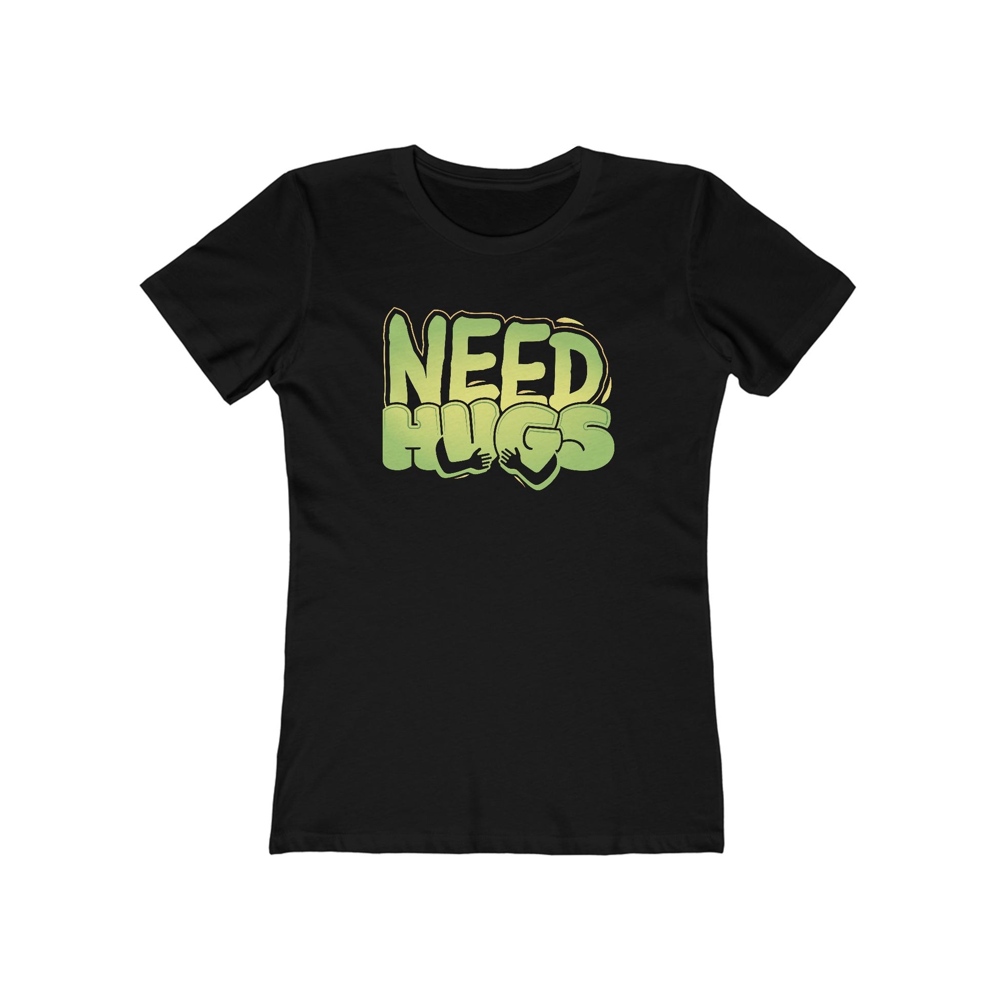 Need Hugs women’s t-shirt – cozy emotional support design for comfort wear and mental health days | variant