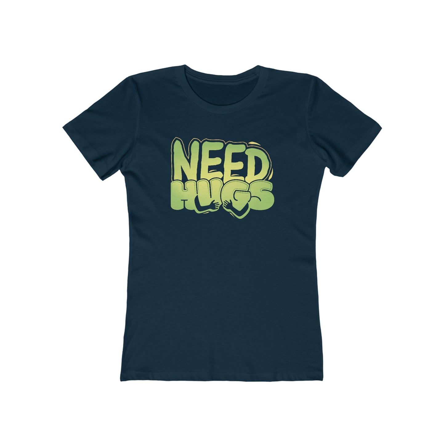 Need Hugs women’s t-shirt – cozy emotional support design for comfort wear and mental health days | variant