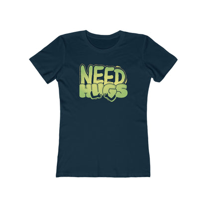 Need Hugs women’s t-shirt – cozy emotional support design for comfort wear and mental health days | variant