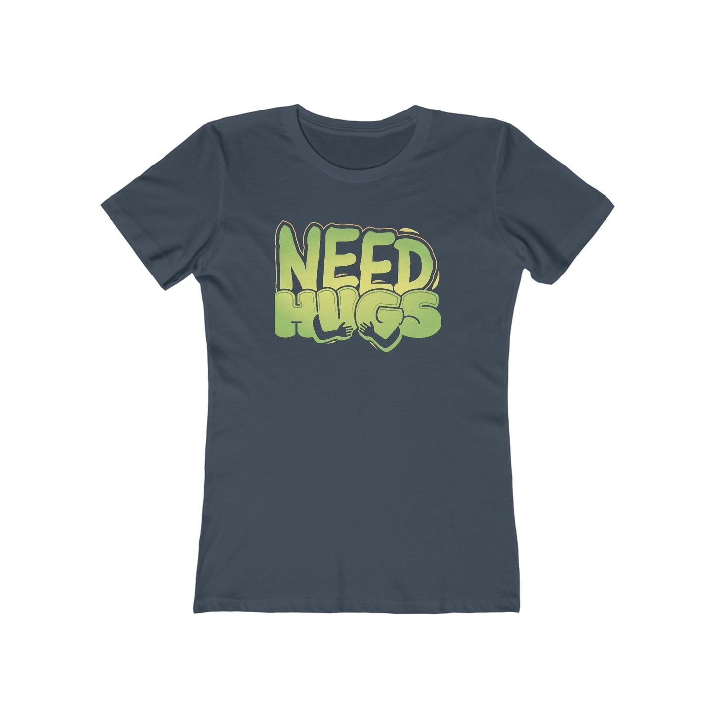 Need Hugs women’s t-shirt – cozy emotional support design for comfort wear and mental health days | variant
