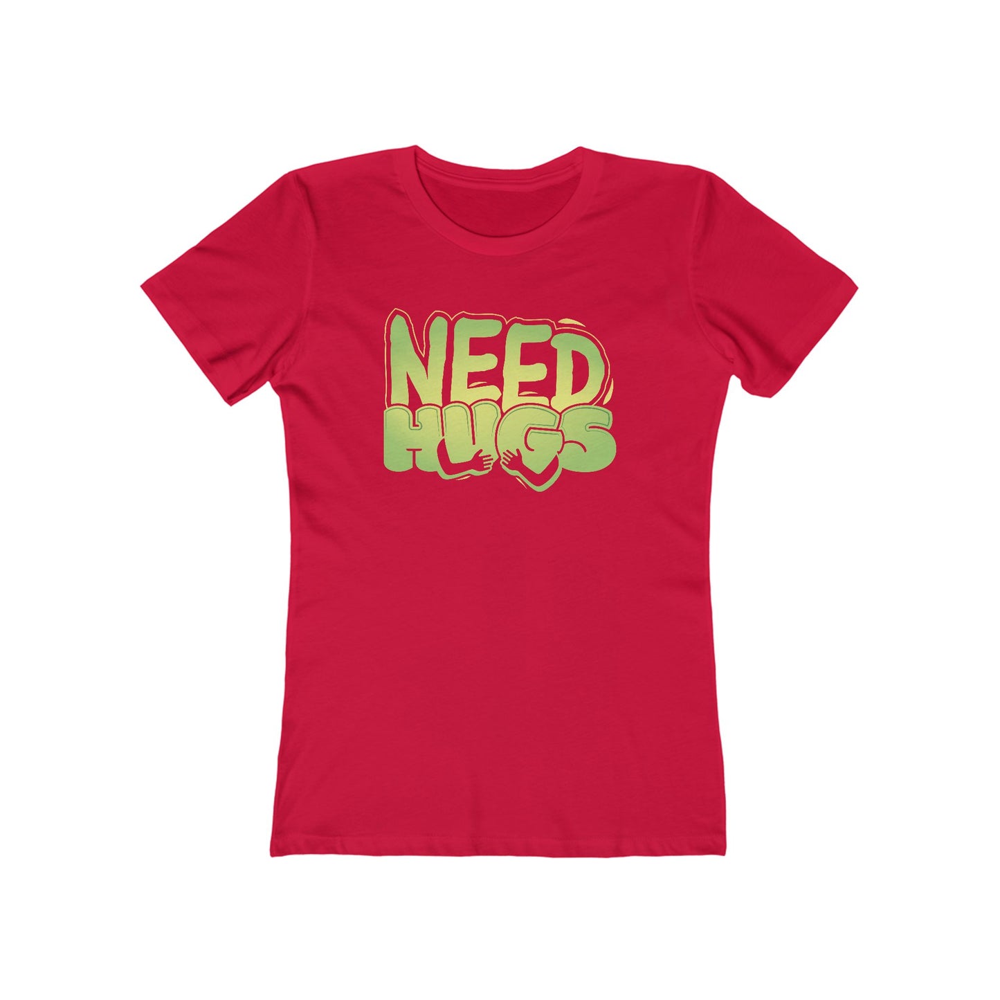 Need Hugs women’s t-shirt – cozy emotional support design for comfort wear and mental health days | variant