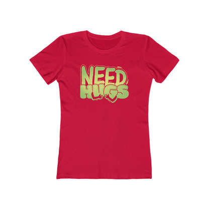 Need Hugs women’s t-shirt – cozy emotional support design for comfort wear and mental health days | variant